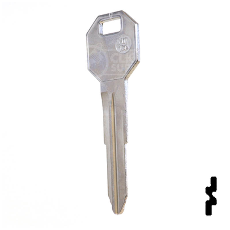 Uncut Key Blank | Mitsubishi | X244, MIT5 Automotive Key Ilco