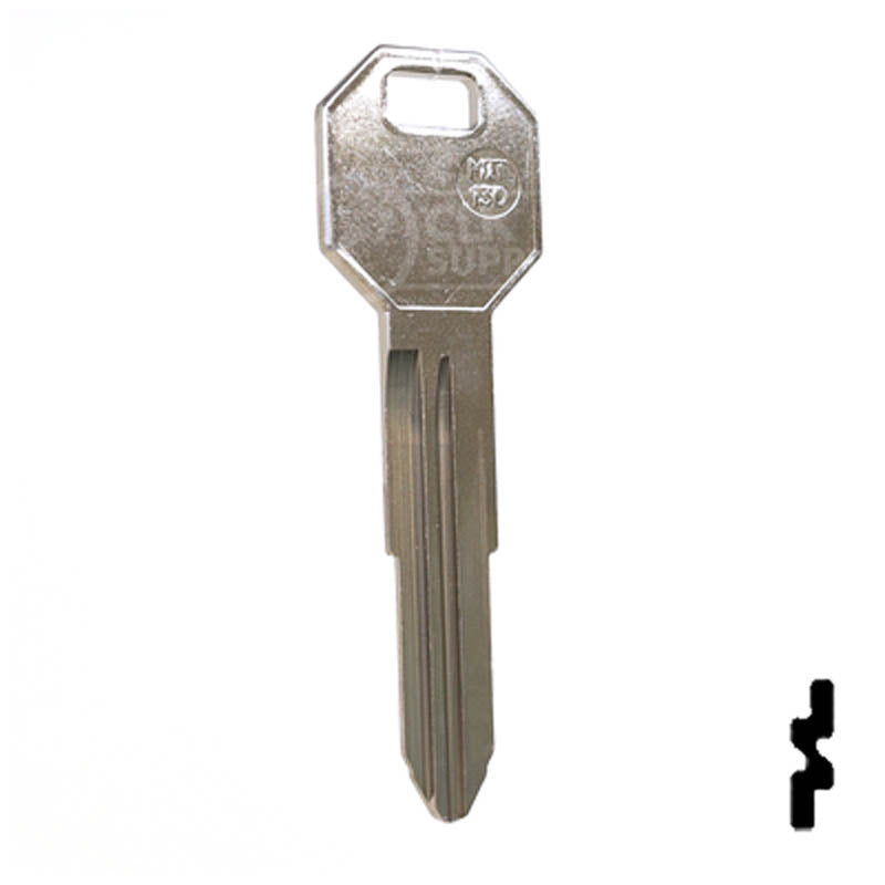 Uncut Key Blank | Mitsubishi | X244, MIT5 Automotive Key Ilco