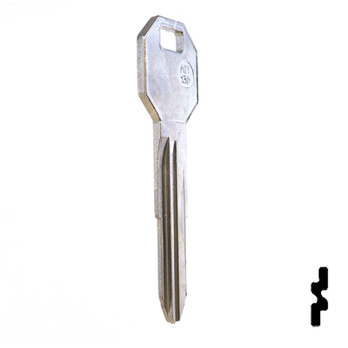 Uncut Key Blank | Mitsubishi | X244, MIT5 Automotive Key Ilco