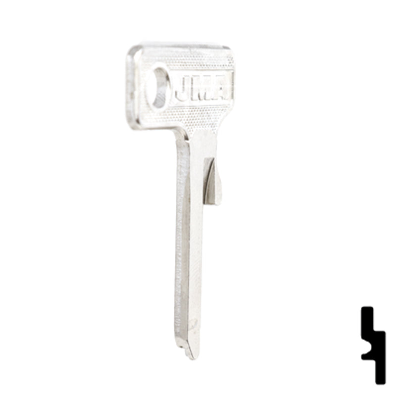 Uncut Key Blank | Neiman | NE-8 Automotive Key JMA USA