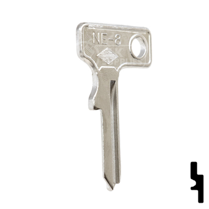 Uncut Key Blank | Neiman | NE-8 Automotive Key JMA USA