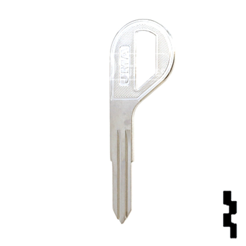 Uncut Key Blank | Nissan | DA30-NP, DAT-14, X198 Automotive Key JMA USA