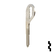 Uncut Key Blank | Nissan | DA30-NP, DAT-14, X198 Automotive Key JMA USA