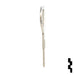 Uncut Key Blank | Nissan | DA30-NP, DAT-14, X198 Automotive Key JMA USA