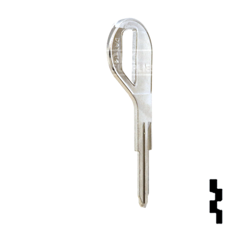 Uncut Key Blank | Nissan | DA30-NP, DAT-14, X198 Automotive Key JMA USA