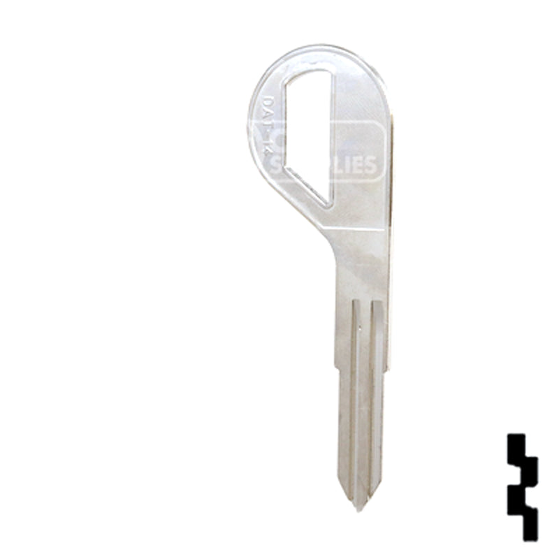 Uncut Key Blank | Nissan | DA30-NP, DAT-14, X198 Automotive Key JMA USA