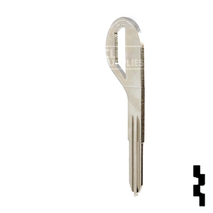 Uncut Key Blank | Nissan | DA30-NP, DAT-14, X198 Automotive Key JMA USA