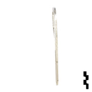 Uncut Key Blank | Nissan | DA30-NP, DAT-14, X198 Automotive Key JMA USA