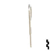 Uncut Key Blank | Nissan | DA30-NP, DAT-14, X198 Automotive Key JMA USA