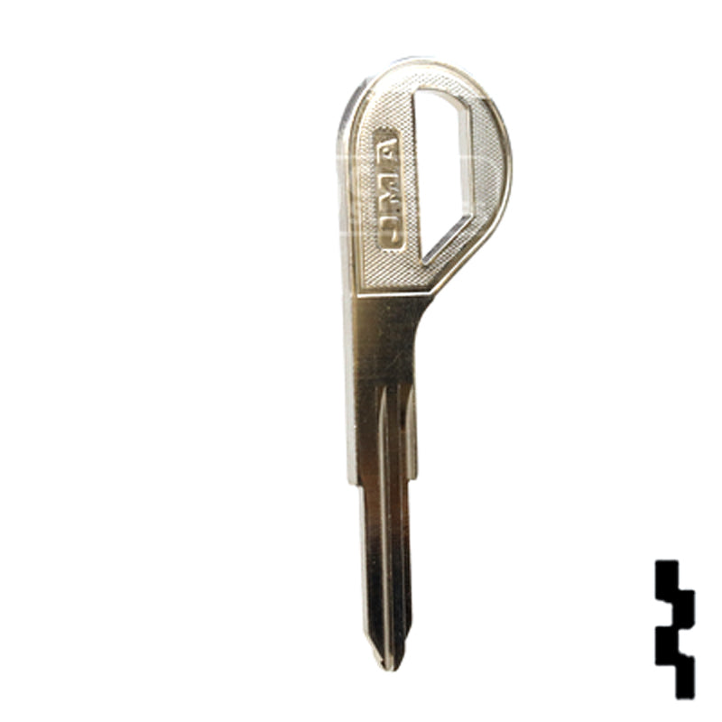Uncut Key Blank | Nissan | DA30-NP, DAT-14, X198 Automotive Key JMA USA