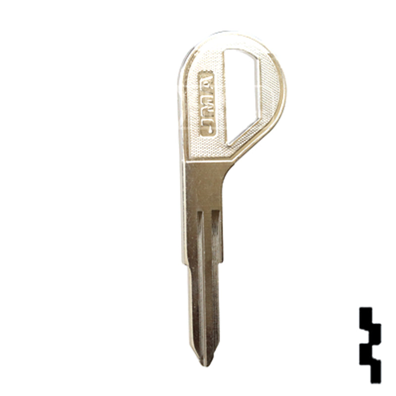 Uncut Key Blank | Nissan | DA30-NP, DAT-14, X198 Automotive Key JMA USA