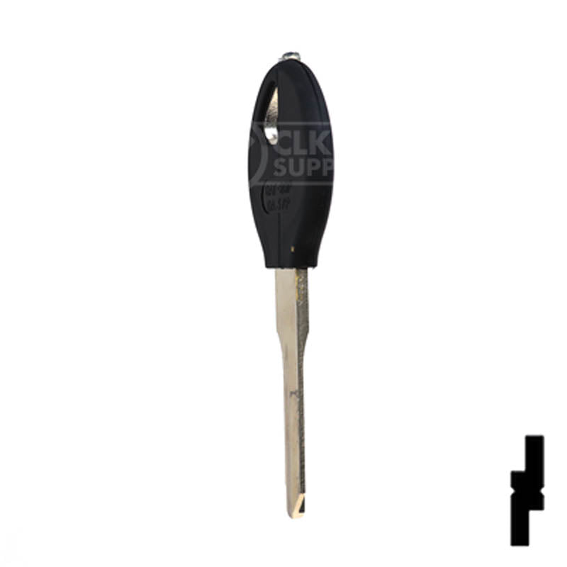 Uncut Key Blank | Nissan | DA37-P Automotive Key JMA USA