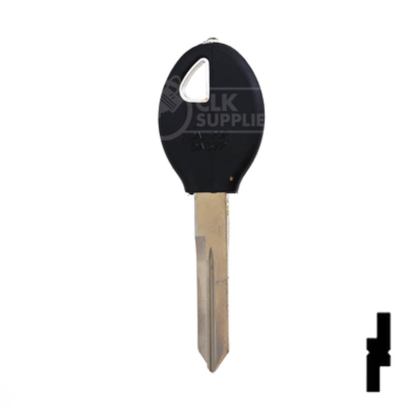 Uncut Key Blank | Nissan | DA37-P Automotive Key JMA USA