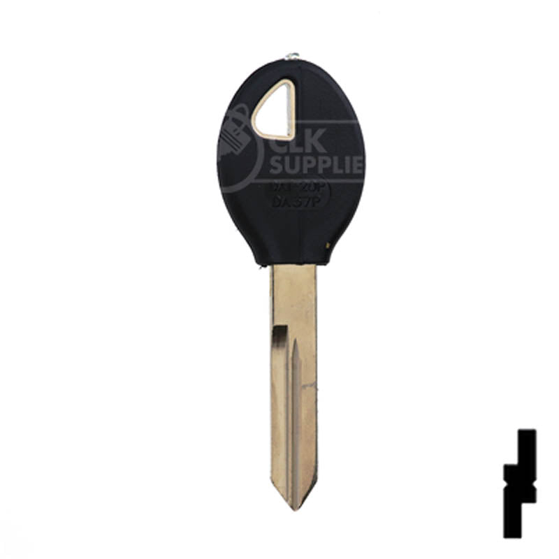 Uncut Key Blank | Nissan | DA37-P Automotive Key JMA USA