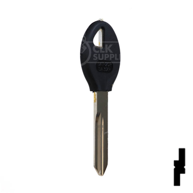 Uncut Key Blank | Nissan | DA37-P Automotive Key JMA USA