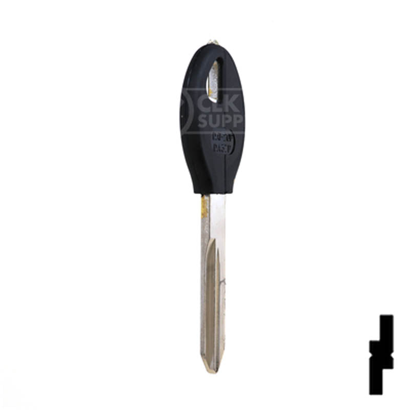 Uncut Key Blank | Nissan | DA37-P Automotive Key JMA USA