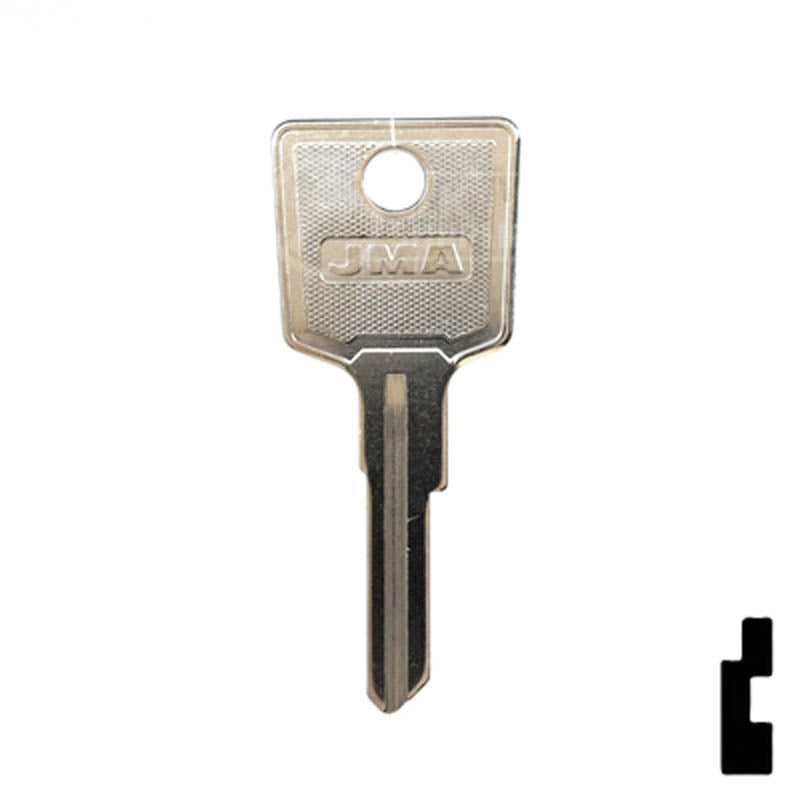 Uncut Key Blank | Nissan | Datsun | DT4 Automotive Key JMA USA