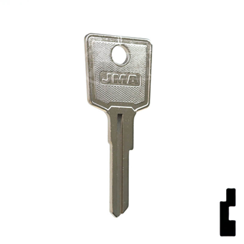 Uncut Key Blank | Nissan | Datsun | DT4 Automotive Key JMA USA