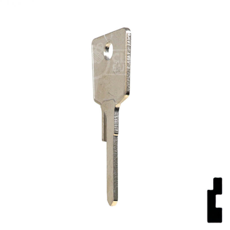 Uncut Key Blank | Nissan | Datsun | DT4 Automotive Key JMA USA