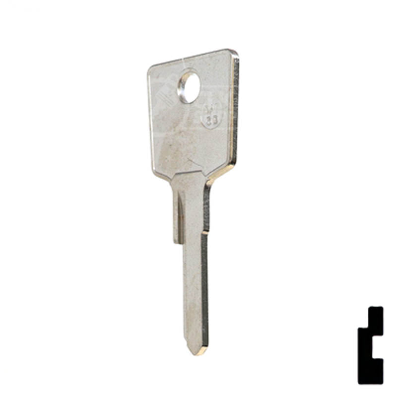 Uncut Key Blank | Nissan | Datsun | DT4 Automotive Key JMA USA