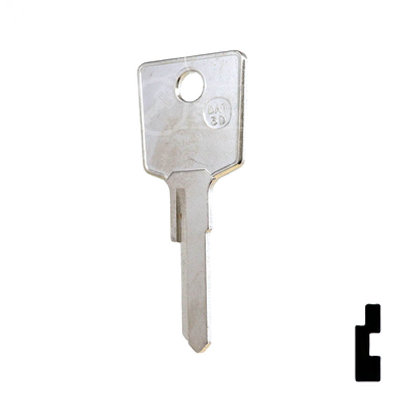Uncut Key Blank | Nissan | Datsun | DT4 Automotive Key JMA USA