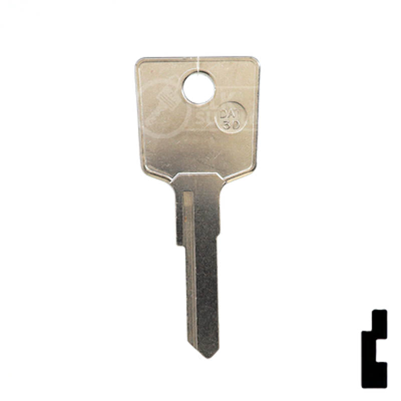 Uncut Key Blank | Nissan | Datsun | DT4 Automotive Key JMA USA