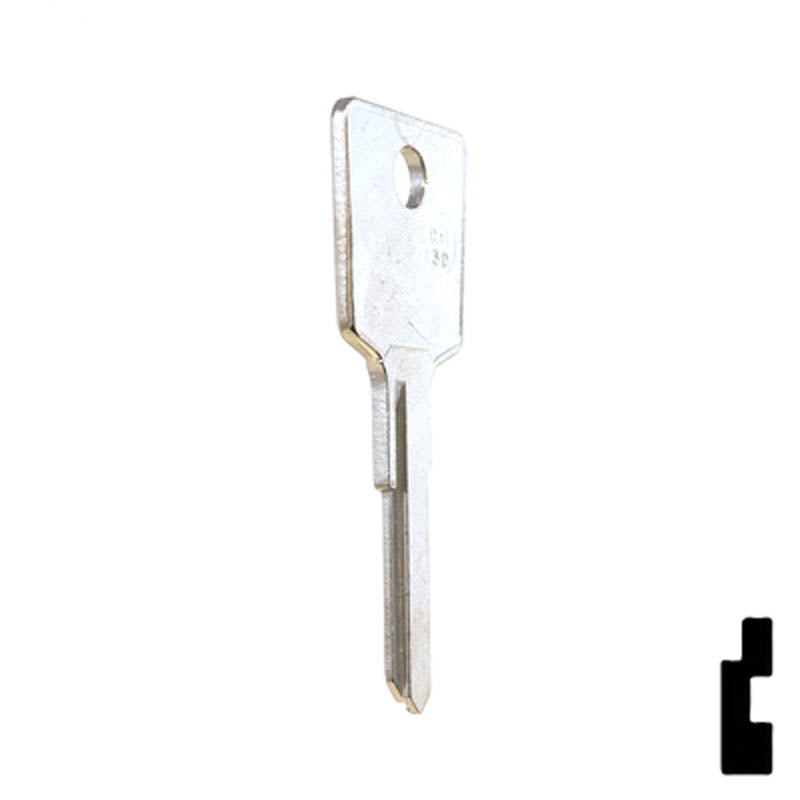 Uncut Key Blank | Nissan | Datsun | DT4 Automotive Key JMA USA