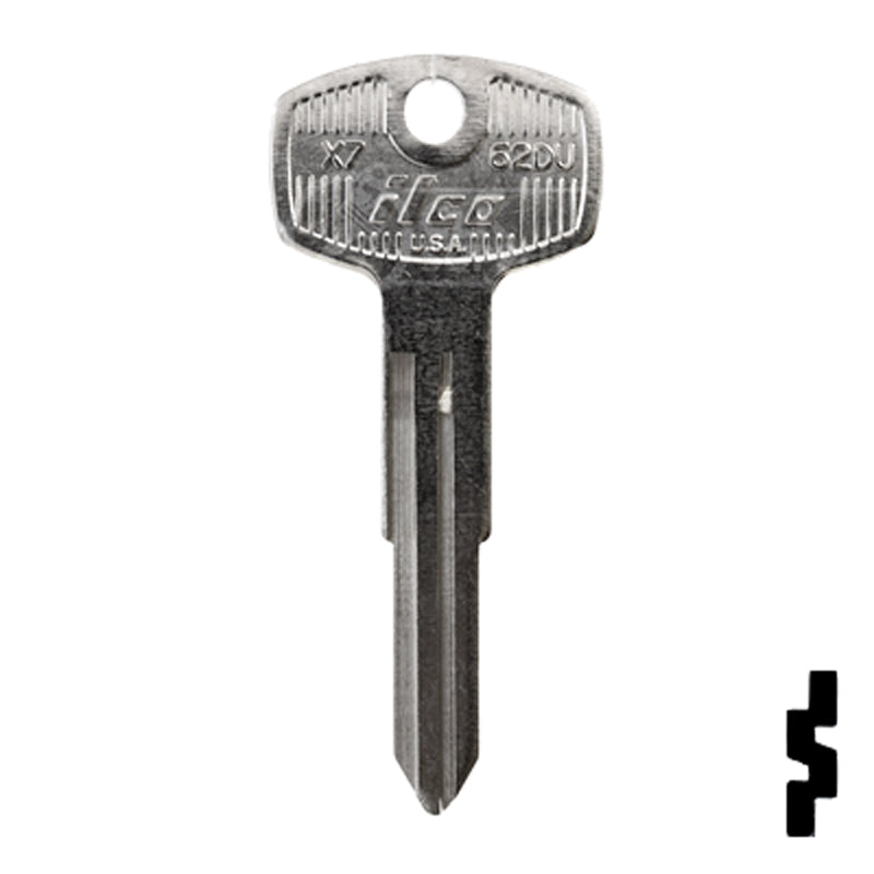 専用品 Last keycut様 Uncut Key Blank | Nissan, Datsun | X7, 62DU — CLK Supplies