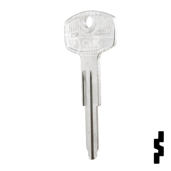 Uncut Key Blank | Nissan, Datsun | X7, 62DU Automotive Key Ilco