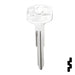 Uncut Key Blank | Nissan, Datsun | X7, 62DU Automotive Key Ilco