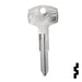 Uncut Key Blank | Nissan, Datsun | X7, 62DU Automotive Key Ilco