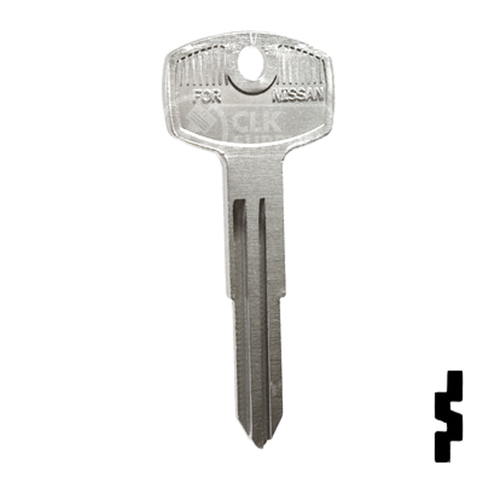 Uncut Key Blank | Nissan, Datsun | X7, 62DU Automotive Key Ilco