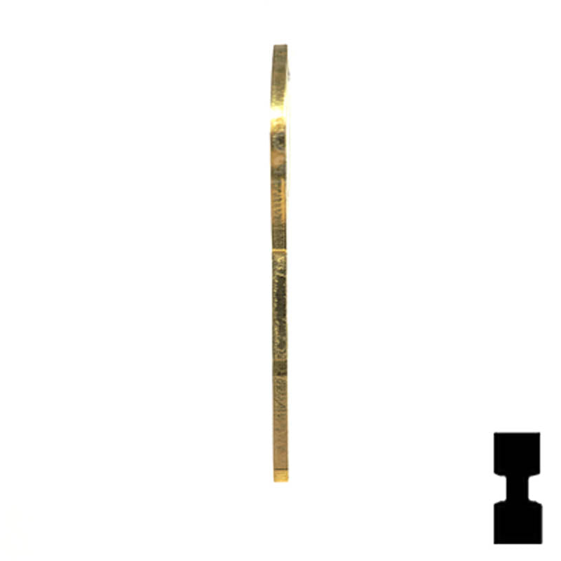 Uncut Key Blank | Nissan | Infiniti | INF90 High Security Automotive Key Ilco