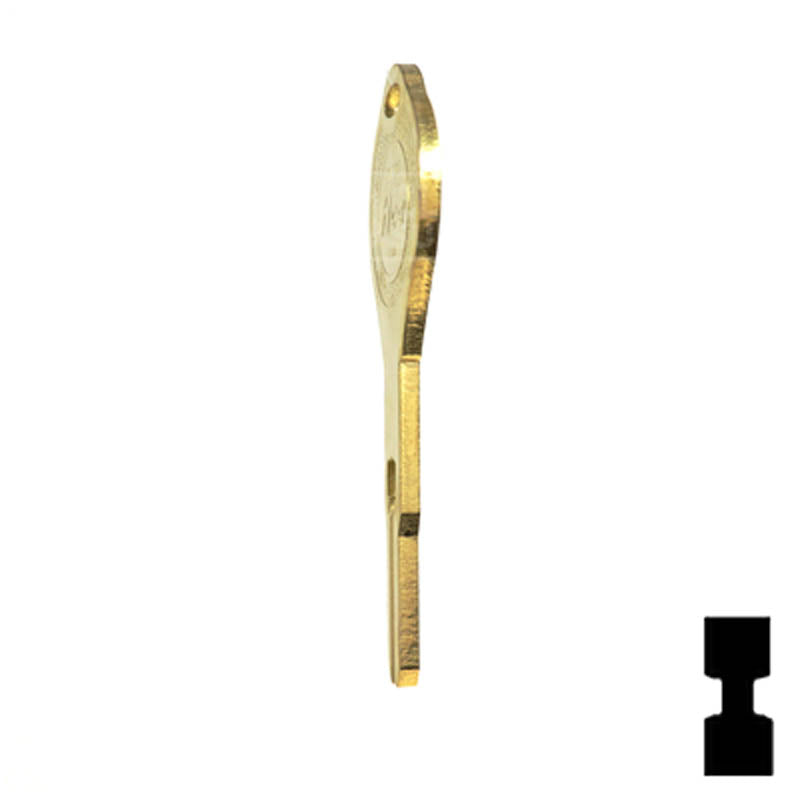 Uncut Key Blank | Nissan | Infiniti | INF90 High Security Automotive Key Ilco