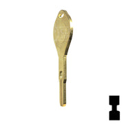 Uncut Key Blank | Nissan | Infiniti | INF90 High Security Automotive Key Ilco