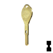 Uncut Key Blank | Nissan | Infiniti | INF90 High Security Automotive Key Ilco