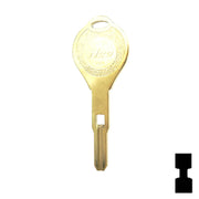 Uncut Key Blank | Nissan | Infiniti | INF90 High Security Automotive Key Ilco