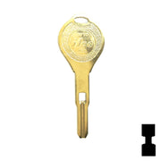 Uncut Key Blank | Nissan | Infiniti | INF90 High Security Automotive Key Ilco