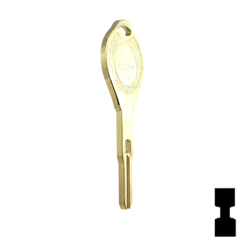 Uncut Key Blank | Nissan | Infiniti | INF90 High Security Automotive Key Ilco