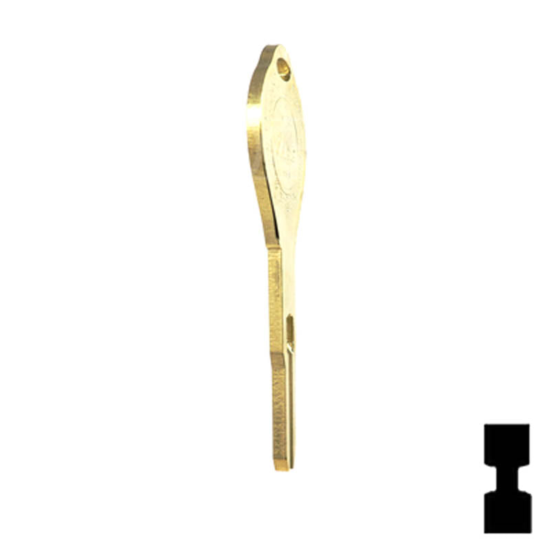 Uncut Key Blank | Nissan | Infiniti | INF90 High Security Automotive Key Ilco
