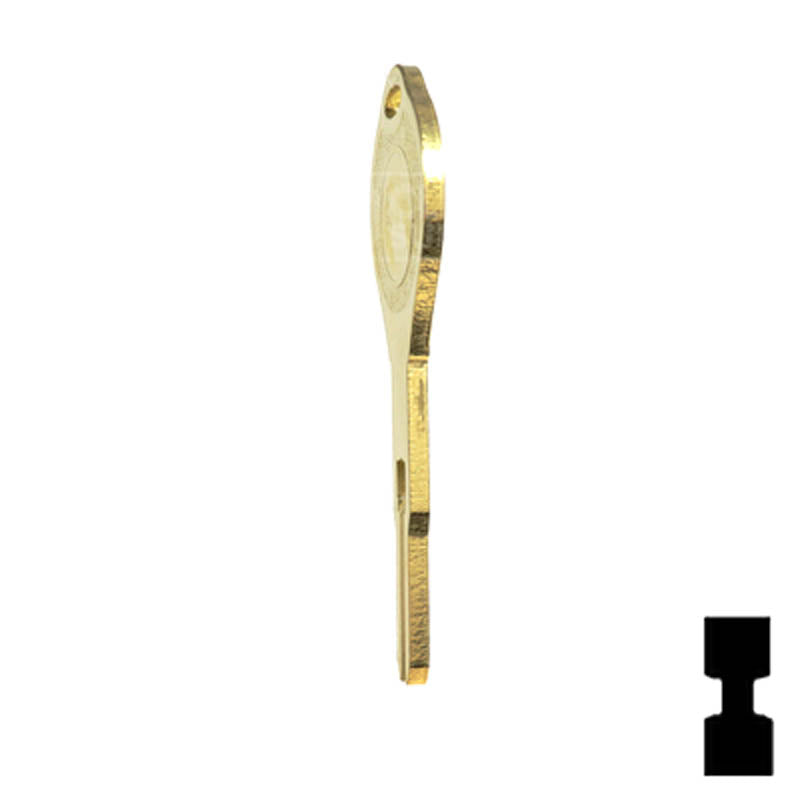 Uncut Key Blank | Nissan | Infiniti | INF90 High Security Automotive Key Ilco