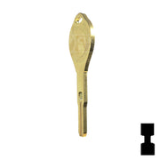 Uncut Key Blank | Nissan | Infiniti | INF90 High Security Automotive Key Ilco