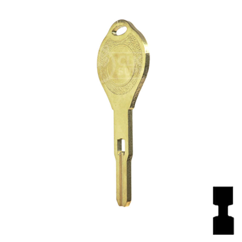 Uncut Key Blank | Nissan | Infiniti | INF90 High Security Automotive Key Ilco