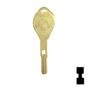 Uncut Key Blank | Nissan | Infiniti | INF90 High Security Automotive Key Ilco