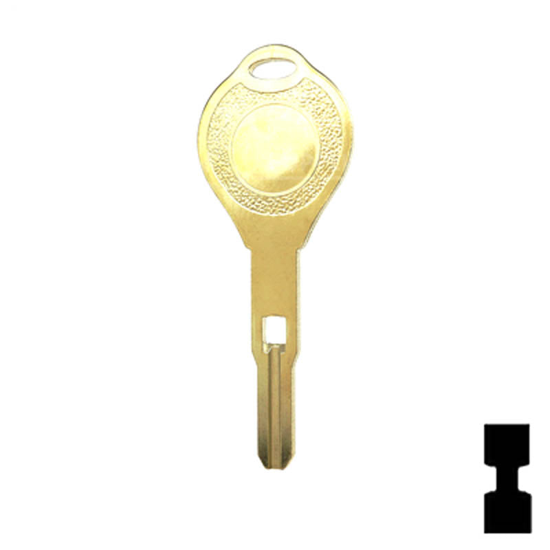 Uncut Key Blank | Nissan | Infiniti | INF90 High Security Automotive Key Ilco