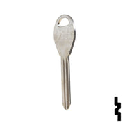 Uncut Key Blank | Nissan | X237 ( DA34 ) Automotive Key JMA USA