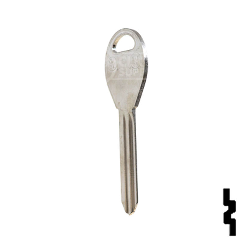 Uncut Key Blank | Nissan | X237 ( DA34 ) Automotive Key JMA USA