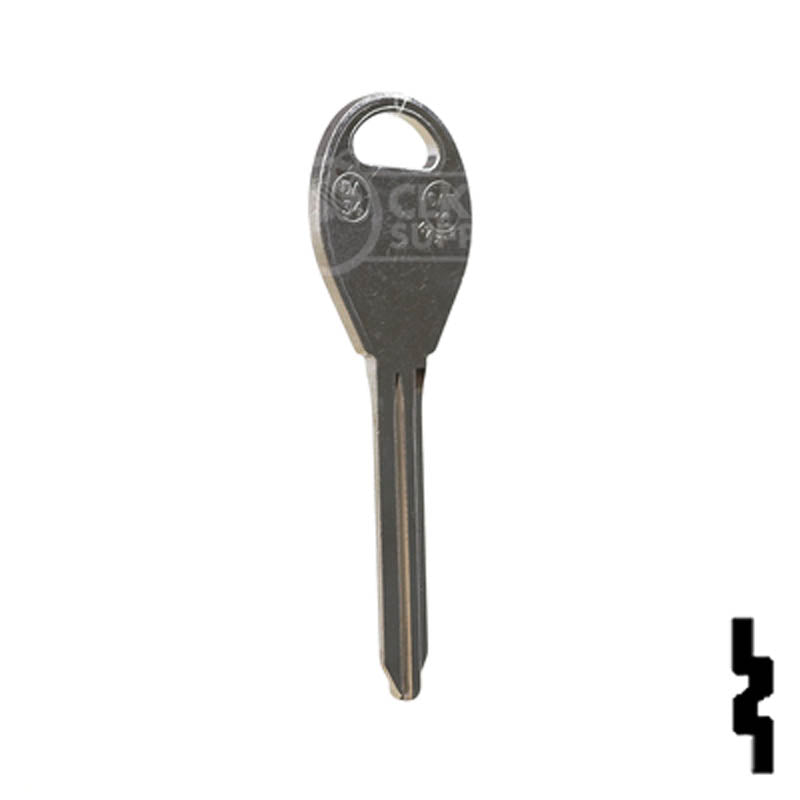 Uncut Key Blank | Nissan | X237 ( DA34 ) Automotive Key JMA USA