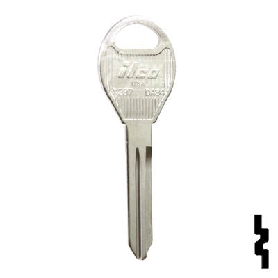 Uncut Key Blank | Nissan | X237, DA34 Automotive Key Ilco