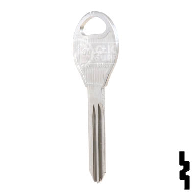 Uncut Key Blank | Nissan | X237, DA34 Automotive Key Ilco